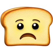 crying toast sticker