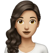brunette sticker