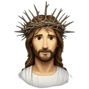 Jesus sacred heart crown of thorns heart sticker