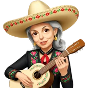 Mariachi Guitarist sticker