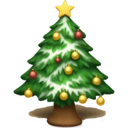 Christmas tree  sticker