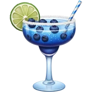 Blueberry Glitter Margarita  sticker