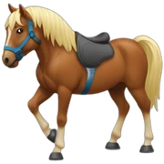 horse doing crossfit sticker