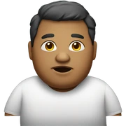 A chubby person sticker