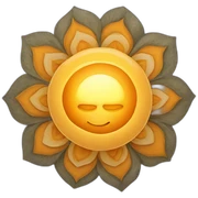 Manipura chakra detailed sticker