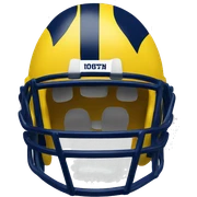 Michigan football helmet sticker