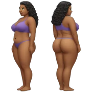 Big ass woman sticker