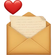 Love letter sticker