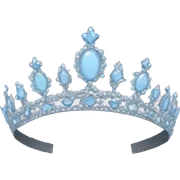 pastel blue tiara sticker