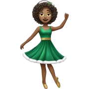 Christmas Dance Girl  sticker