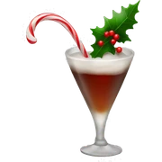 christmas drink sticker