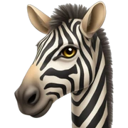 zebra camel sticker