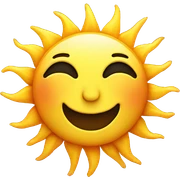 Sun sticker