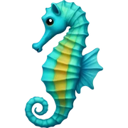 seahorse sticker