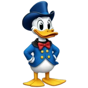 Donald duck sticker