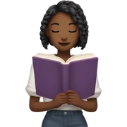 aesthetic girl reading a book sticker