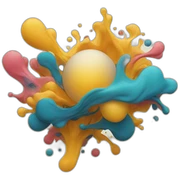 abstract art sticker