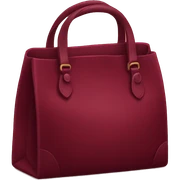 Wine red bag sticker