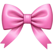 Pink bow sticker