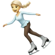 ice skating sticker