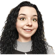 smiling girl with black hair sticker