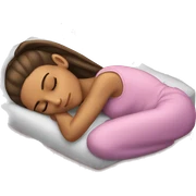 Ariana Grande sleeping sticker