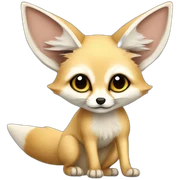Fennec fox sticker