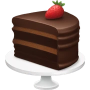 Chocolate cake sticker