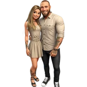 smiling couple with tattoos sticker