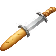 baguette sword sticker