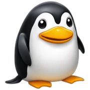 Penguin shit  sticker