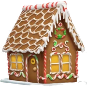 gingerbread house sticker