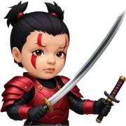 Fierce Samurai sticker