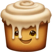 Coffee cake sticker