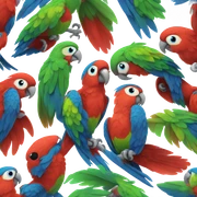 Parrot sticker
