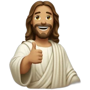 jesus-thumbs-up sticker