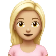 blonde yoga girl light pink clothes n sticker