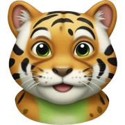 frog tiger sticker