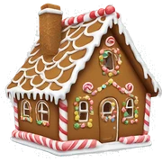 gingerbread house sticker