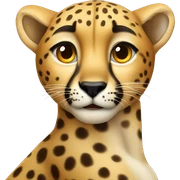 cheetah sticker