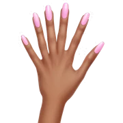 soft pink nails  sticker