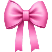 Pink bow  sticker