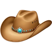 Cowgirl hat sticker