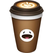 Coffee sticker