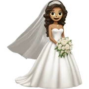 Brunetta bride sticker