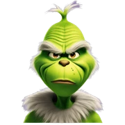 The grinch sticker