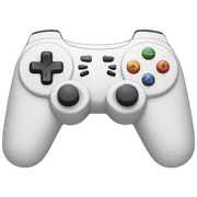 white game controller sticker