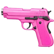 Pink gun  sticker