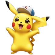 Pikachu fiting sticker
