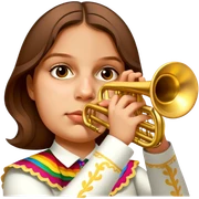Mariachi Trumpet Player sticker